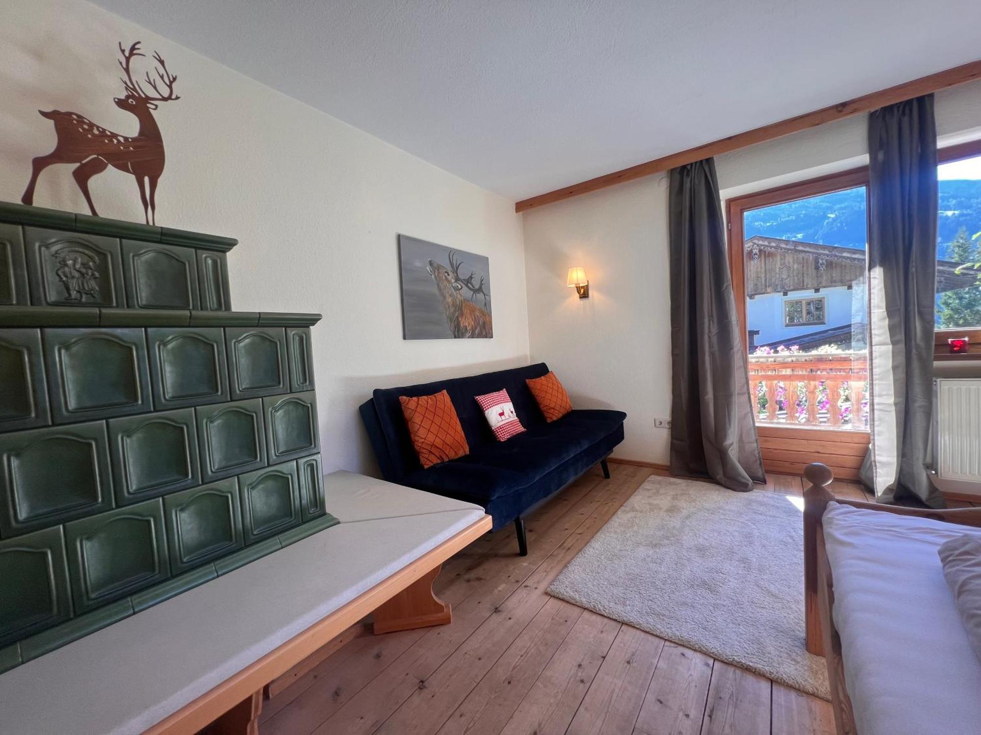 Ferienwohnung Platzhirsch Panorama View Balkon, Gartensauna, Garten, Grillplatz シュトゥンム エクステリア 写真